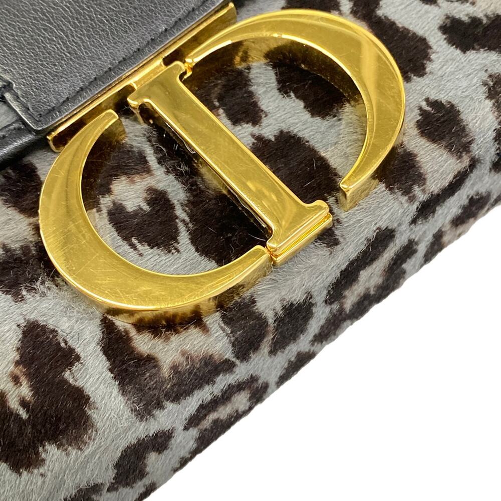 Christian Dior DIOR/ChristianDior 30 Montaigne Box Bag Shoulder Bag Gray Dark - Picture 12 of 15